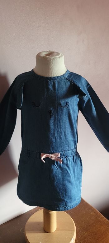 Robe manches longues en jean's 