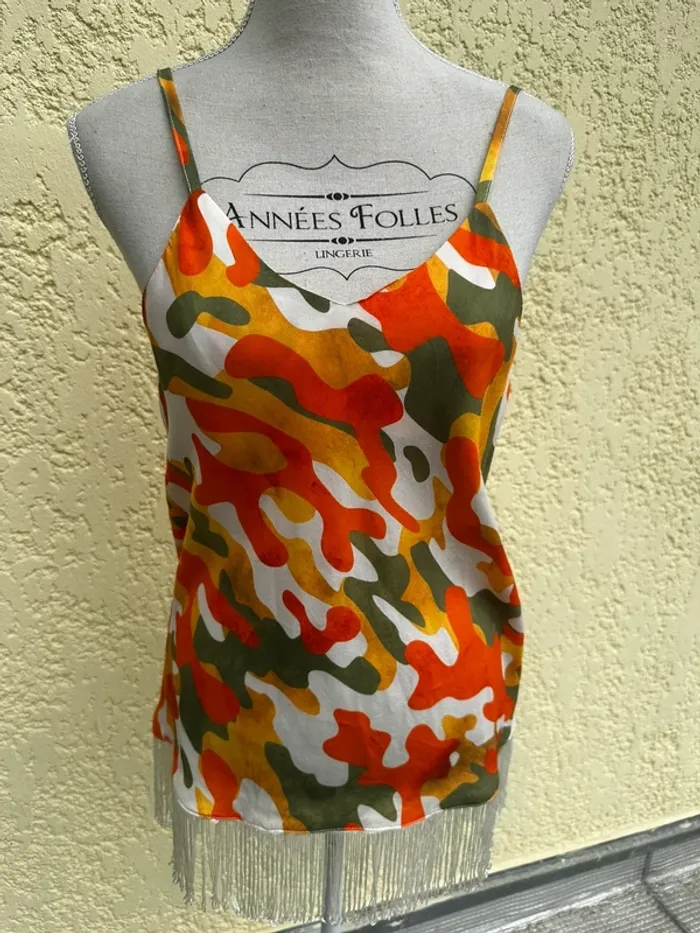 🧡Top a franges original et estival🧡