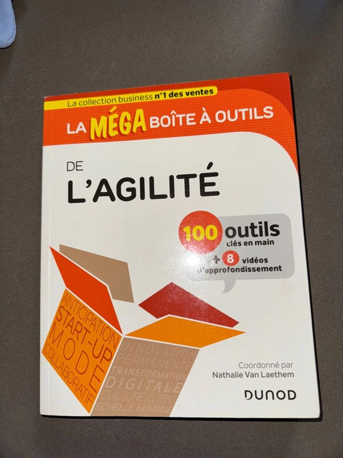 Livre méga boîte à outils de l’Agilite Dunod