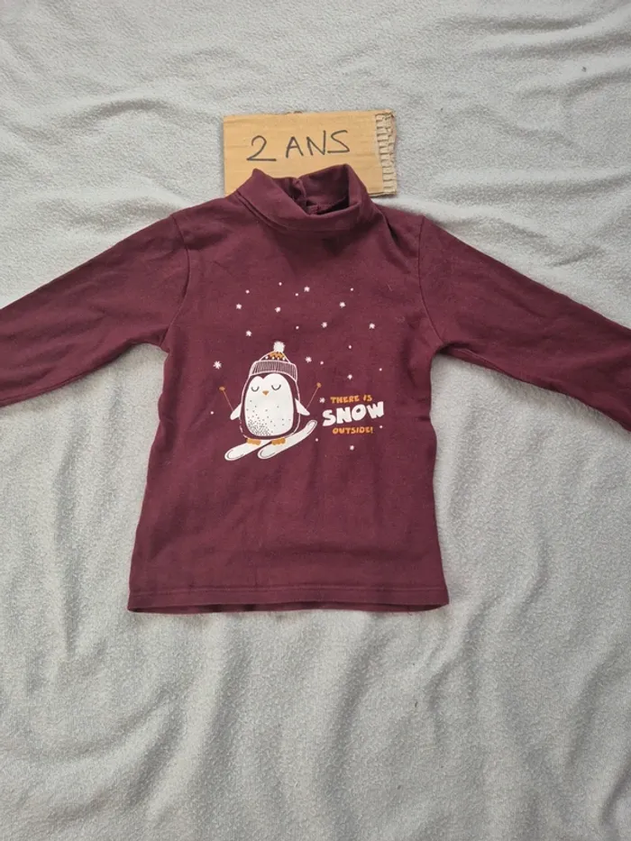 T-shirt col roule 24 mois kiabi