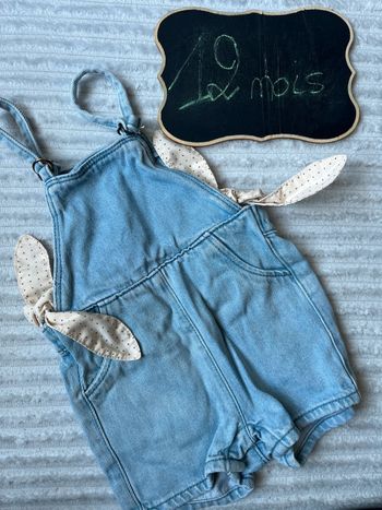 Salopette jean Kiabi 12 mois