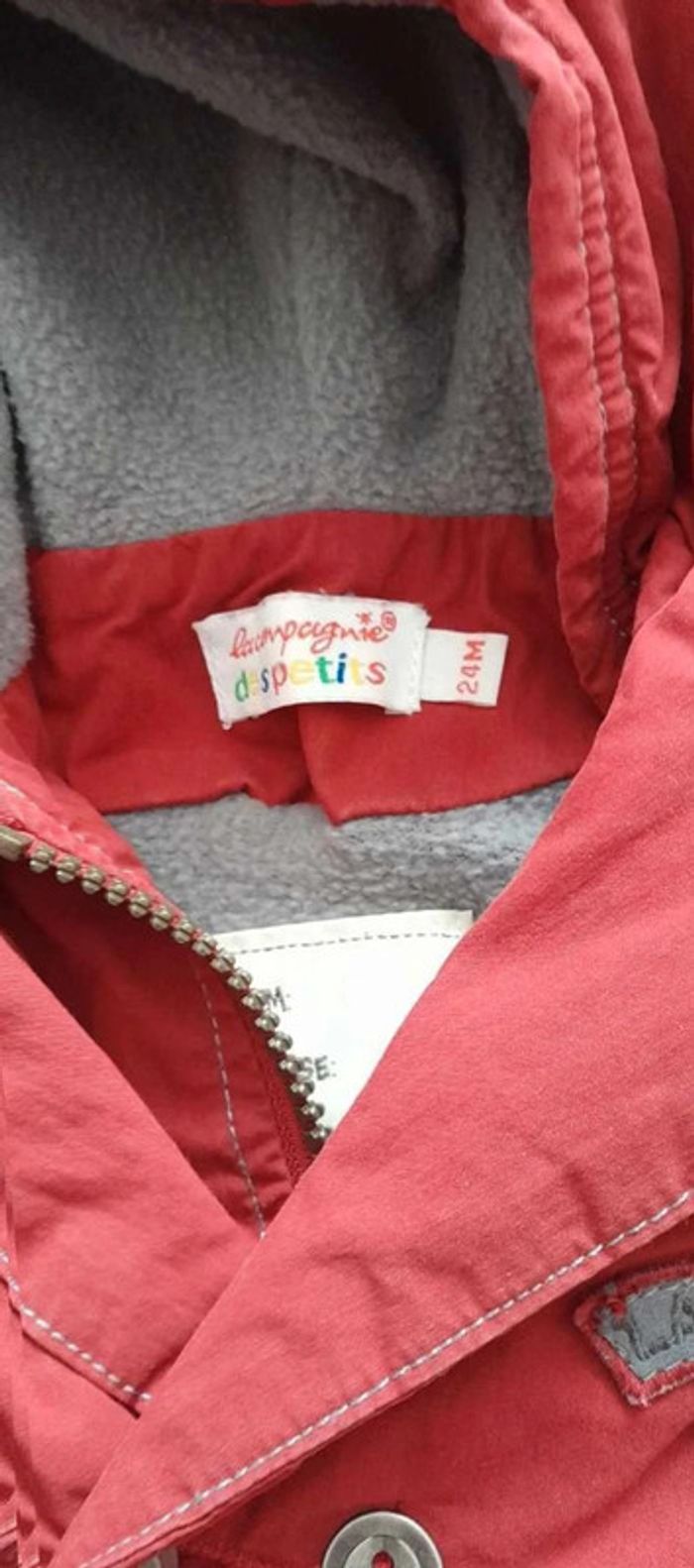 manteau fourré la compagnie des petits 24 mois - photo numéro 2