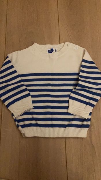 Marinière manche longue 12 mois