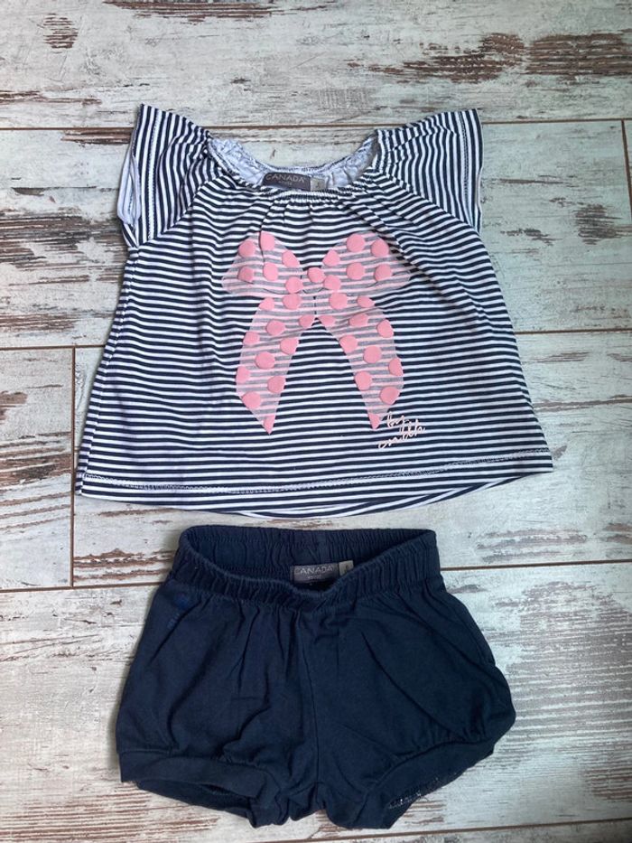 Ensemble 2 pieces bébé fille