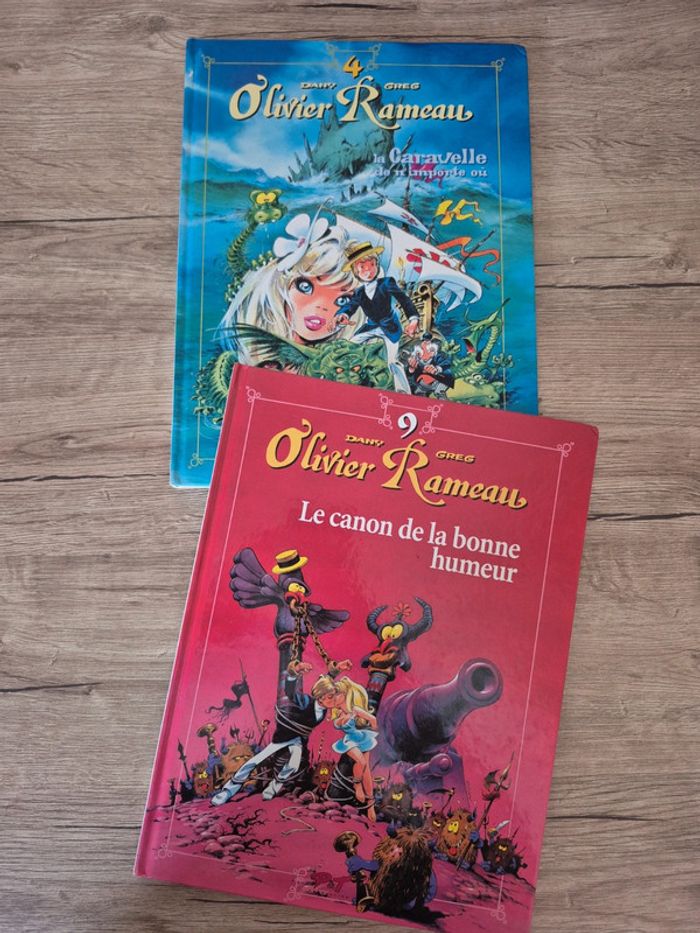 Lot de 2 bandes dessinées Olivier Rameau