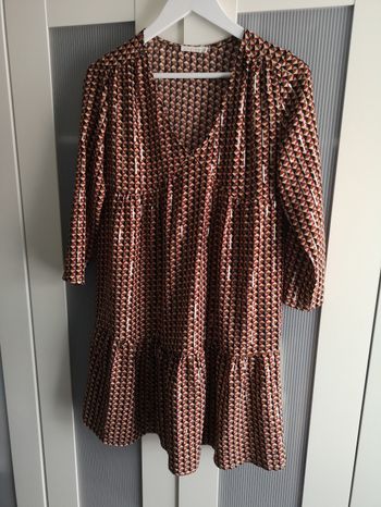 Robe évasée motifs géométriques TS