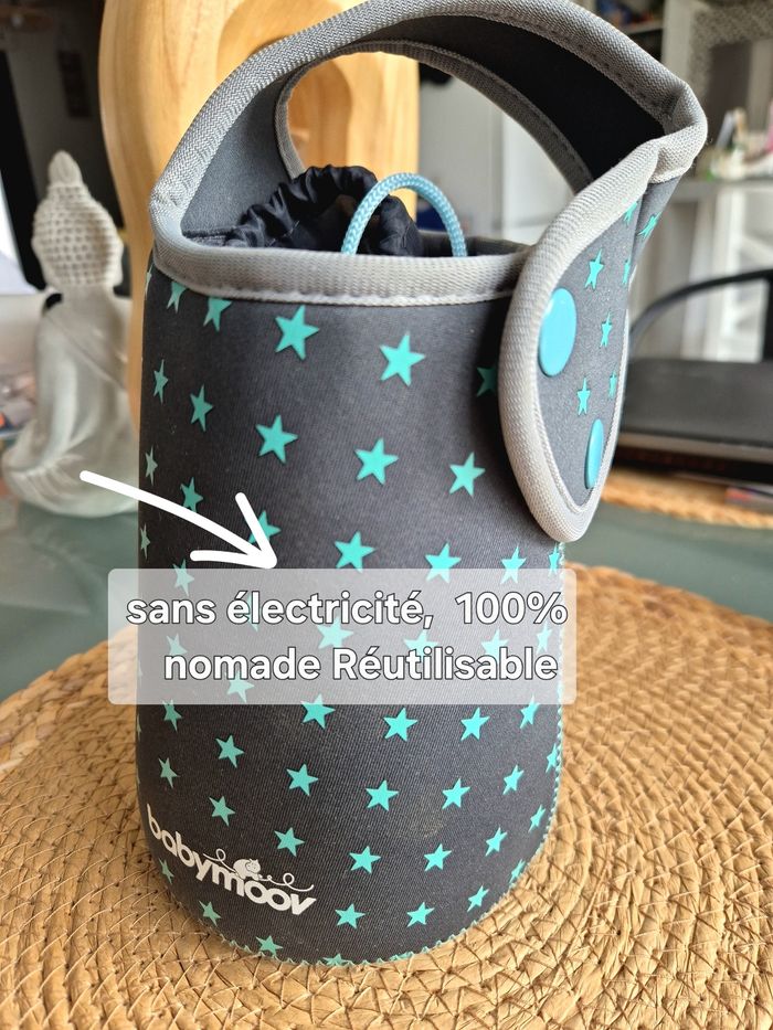 Chauffe-biberon nomade Babymoov sans électricité, réutilisable