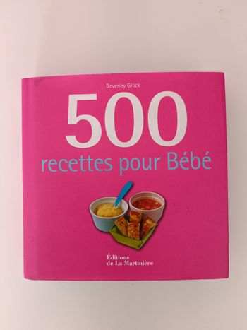 500 recettes pour  bébé