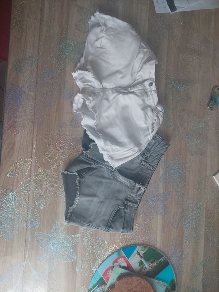 2 short 12 ans et petit 14 ans réglable fille