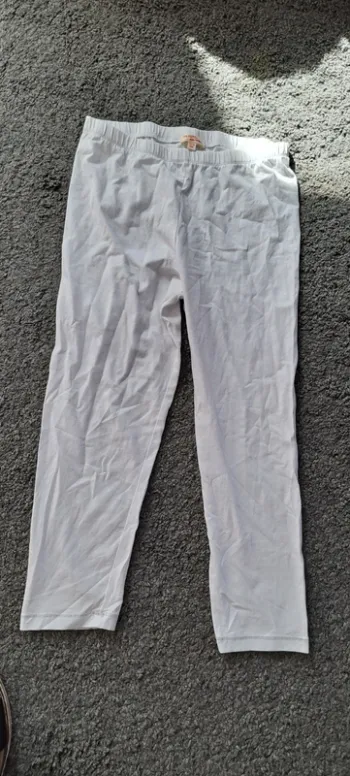 Legging 3/4 blanc,  DPAM, 12/14 ans, neuf