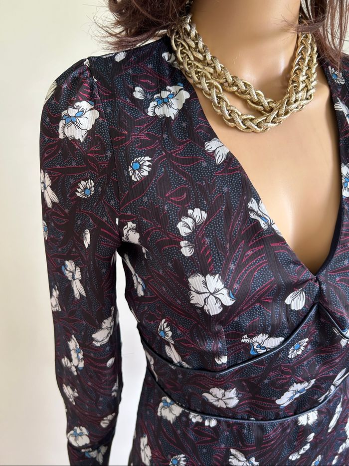 Robe imprimée neuve à manches longues Morgan taille 34 (valeur 75€) - photo numéro 4