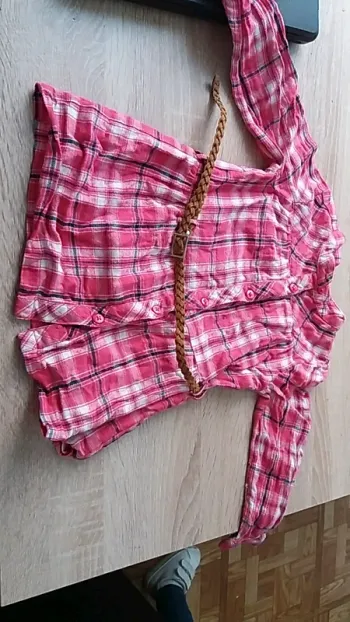 Robe chemise manches longues  9-12 mois 80cm