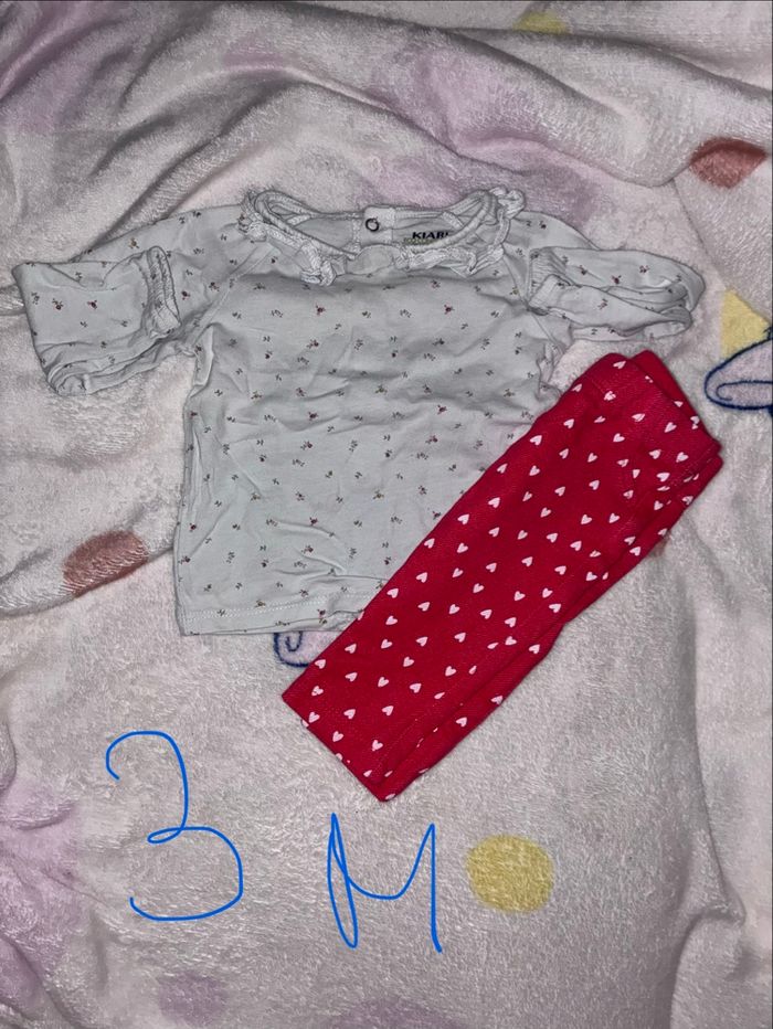 lot 3 mois bébé fille - photo numéro 3