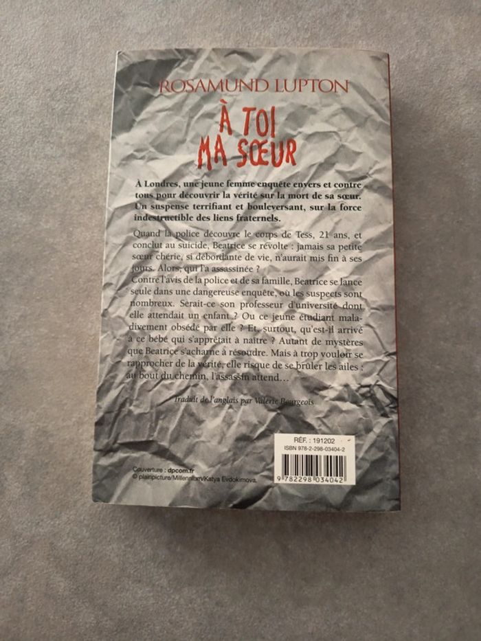 Livre à toi ma soeur - photo numéro 4