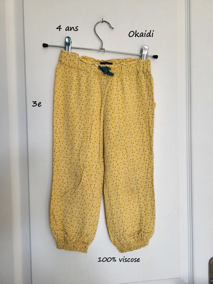 Pantalon ample okaidi 4 ans