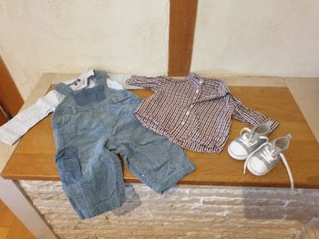 Ensemble salopette 6 mois