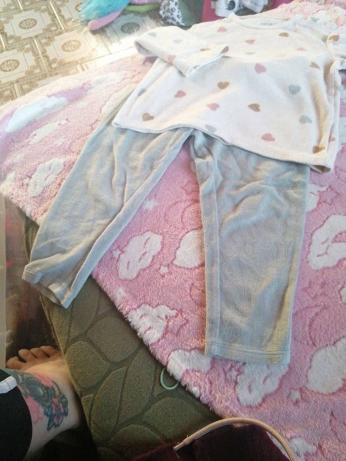 Pyjama éponge cœurs - photo numéro 2
