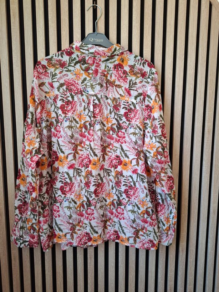 Chemise fluide fleurie T 48 - photo numéro 2