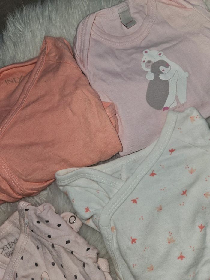 Lot de 6 bodys bébé manches longues - photo numéro 2