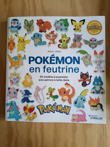 Livre Pokémon en feutrine