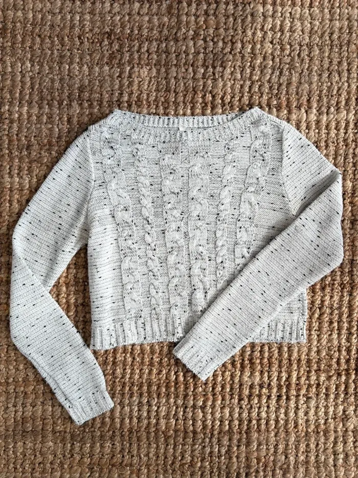 Pull en maille fine court s