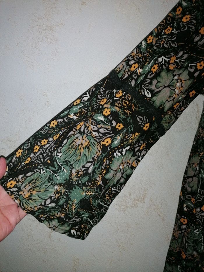 Robe kaki fleuri 42 - photo numéro 4