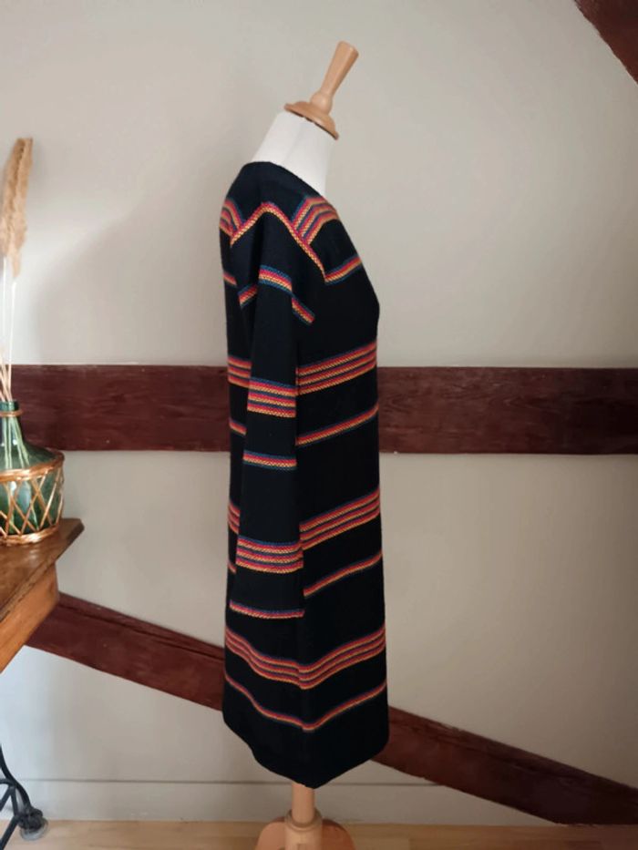 Robe 70s maille laine Ted Lapidus Tricots - photo numéro 6