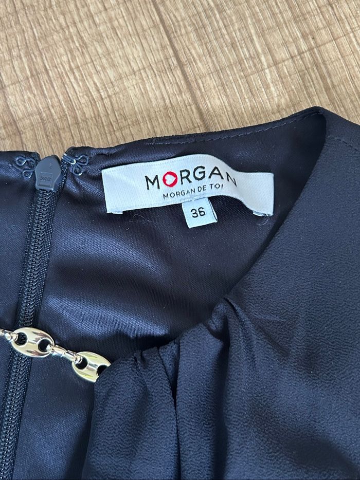 Robe bleue marine sans manches Morgan taille 36 comme neuve - photo numéro 10