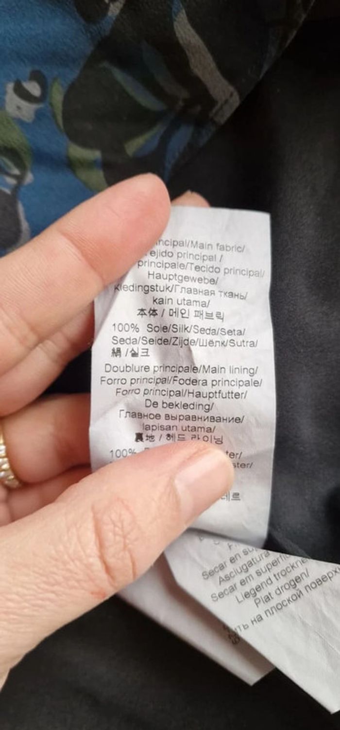 Mini jupe Kenzo en soie taille elastiquée et poches taille 40 - photo numéro 6