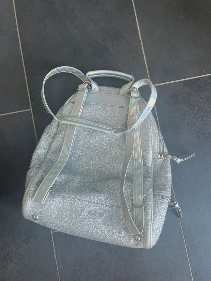 Sac à dos Glitzer argenté - photo numéro 3