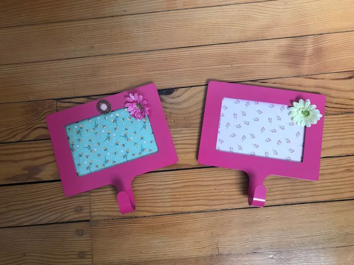 Lot de 2 Cadres porte  photo / manteau  Habitat - photo numéro 3