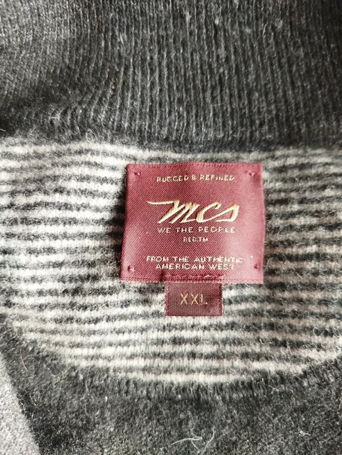 Pull col montant zippé MCS Marlboro Classics - photo numéro 3
