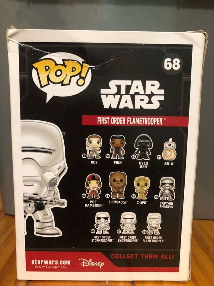 Pop Star wars 68 First order flametrooper - photo numéro 3