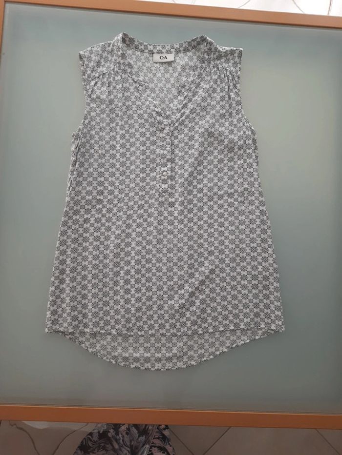 Blouse debardeur fluide été