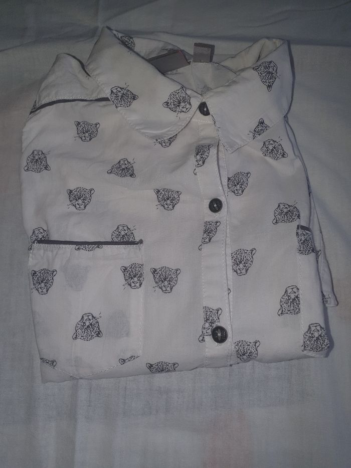 Chemise sans manche tigre