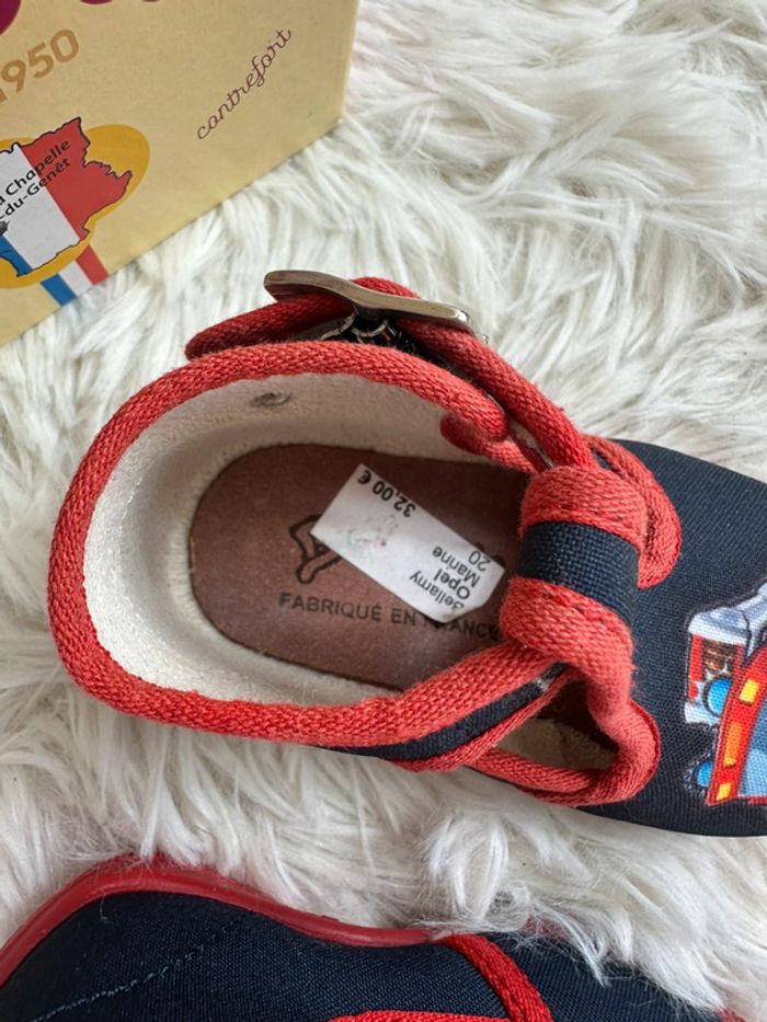Paire de chaussons pompiers Bellamy taille 20 - photo numéro 4