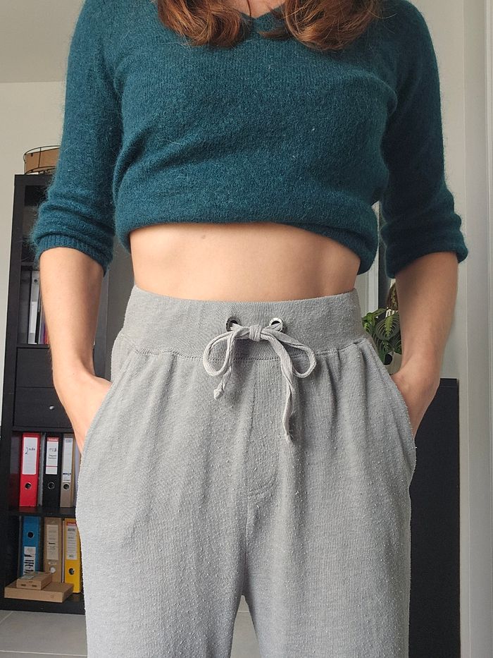 Pantalon gris Undiz