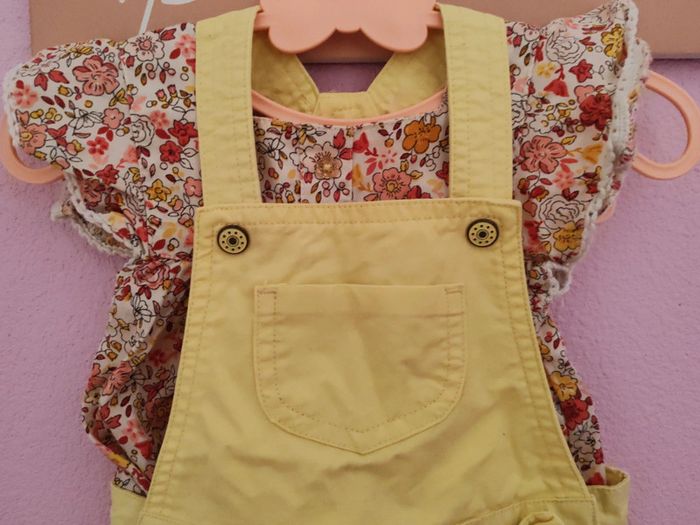 Ensemble deux pièces robe et t-shirt 3 mois - photo numéro 5