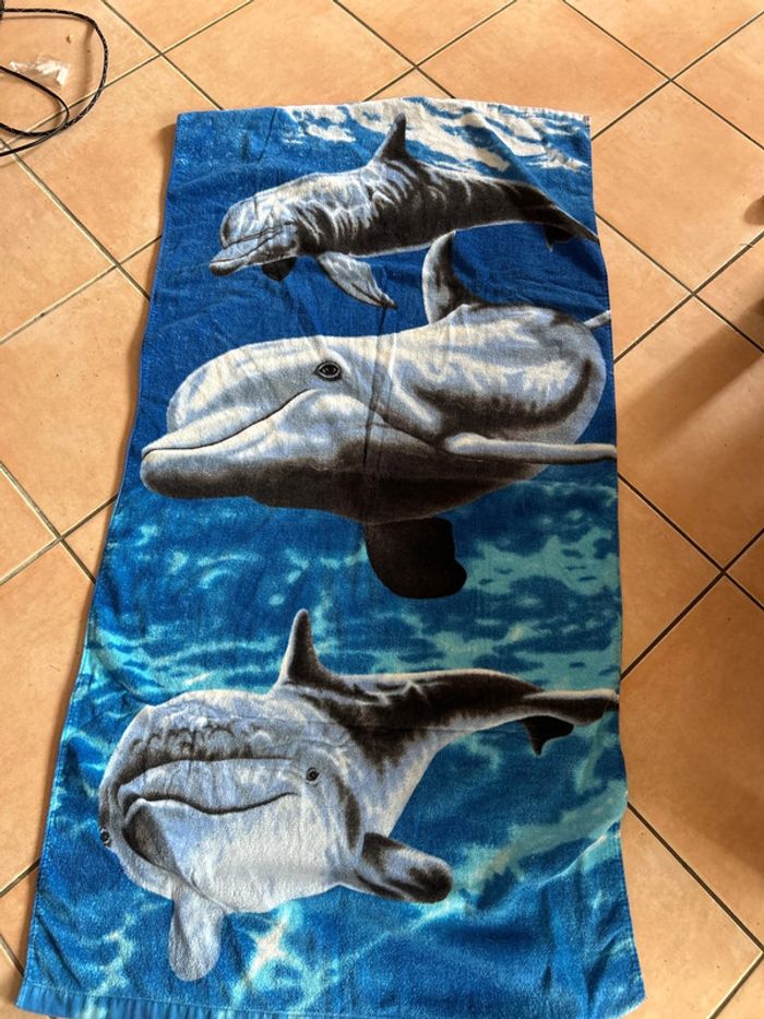 Serviette de plage Dauphins - photo numéro 2