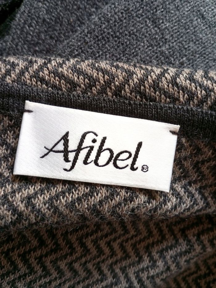 🌸Pull col rond, taille 38-40, Afibel - photo numéro 4