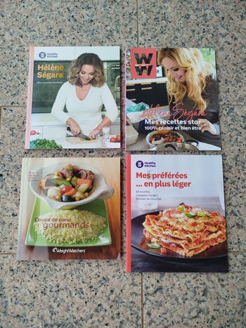 Lot de 8 livres Weight Watchers