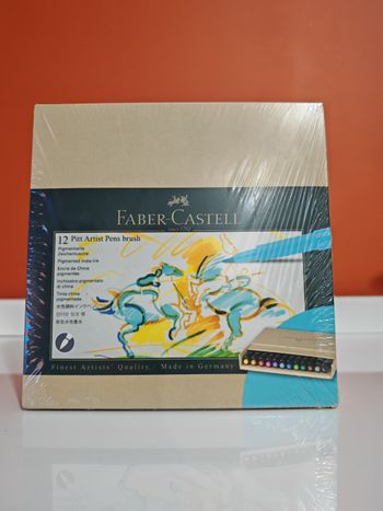 12 encres de chine pimentées 
Faber-castell