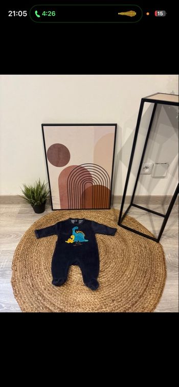 Pyjama bébé garçon taille 1 mois 
