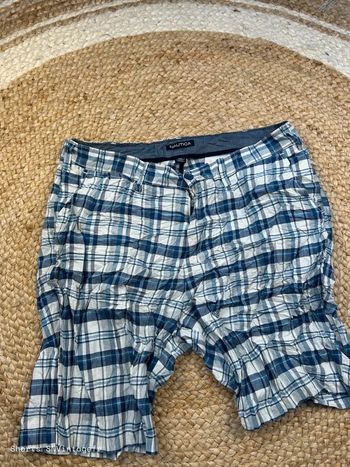 Short Chino Nautica Homme Marine/Blanc Taille W36 | Très Bon État | SNVintagefr | BS413