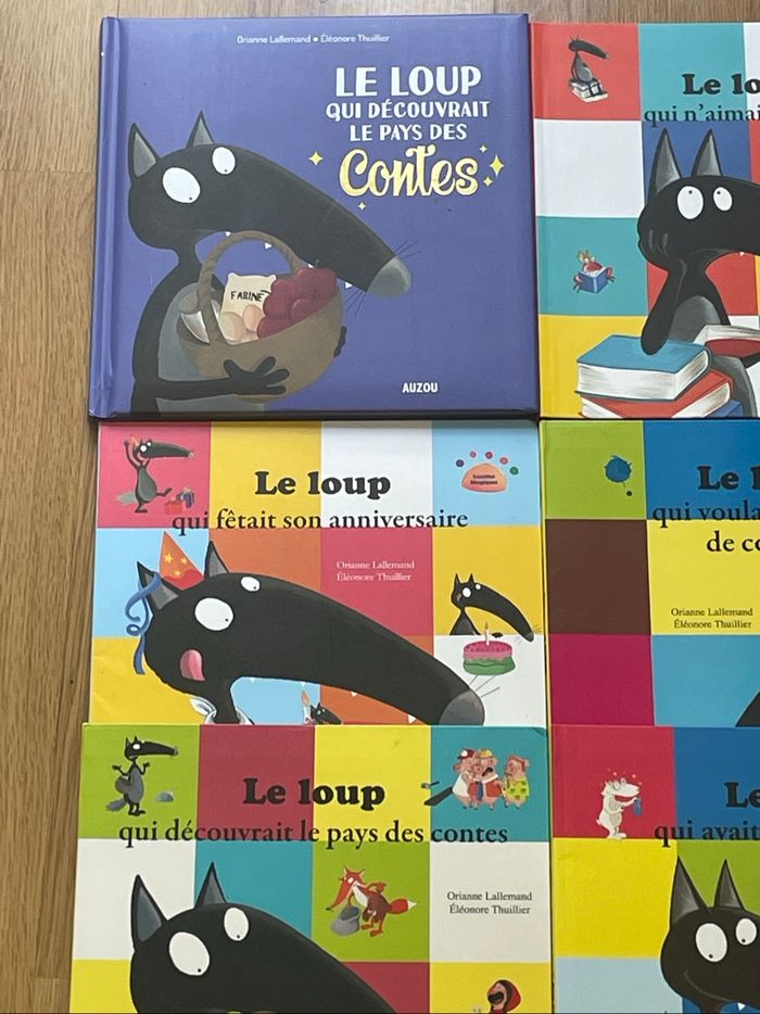 Lot 7 livres le loup Auzou qui - photo numéro 2