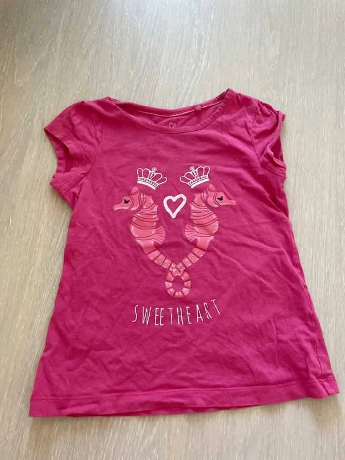 T-shirt sweet Heart hippocampe