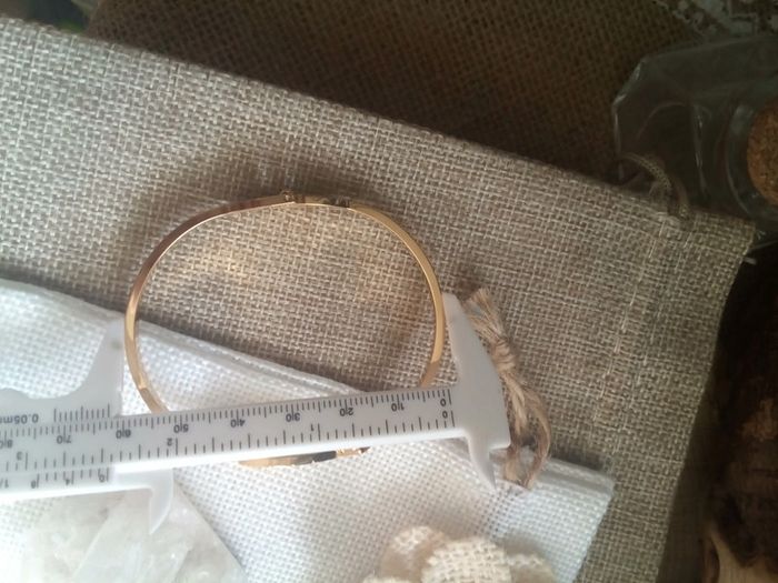 Bracelet feuille zircons en acier - photo numéro 4