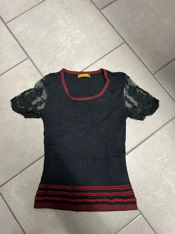 Ter shirt avec dentelles