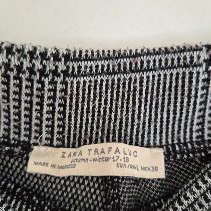 Pantalon style carotte à carreaux - Zara - Taille L : 40 - 42 - photo numéro 3