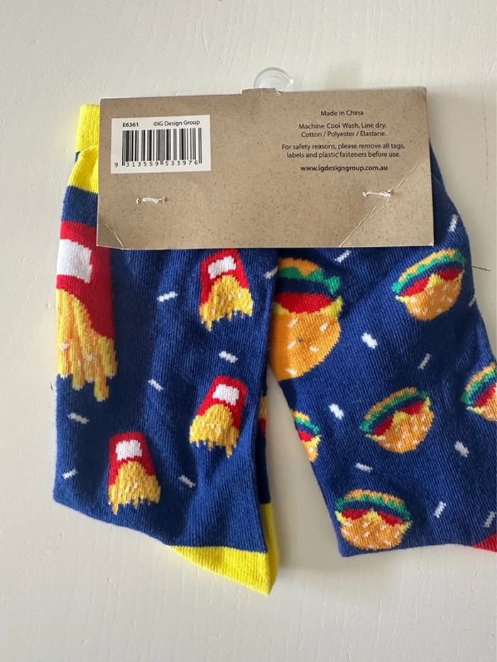 Paire de chaussettes fantaisie - photo numéro 2